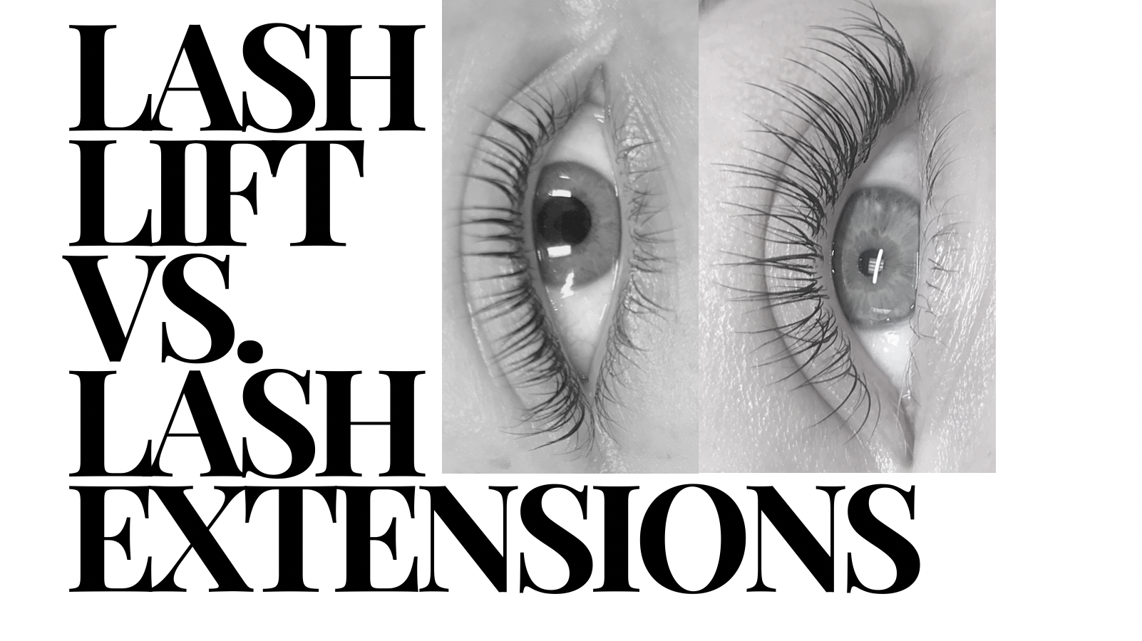 Lash Lifts VS. Lash Extensions